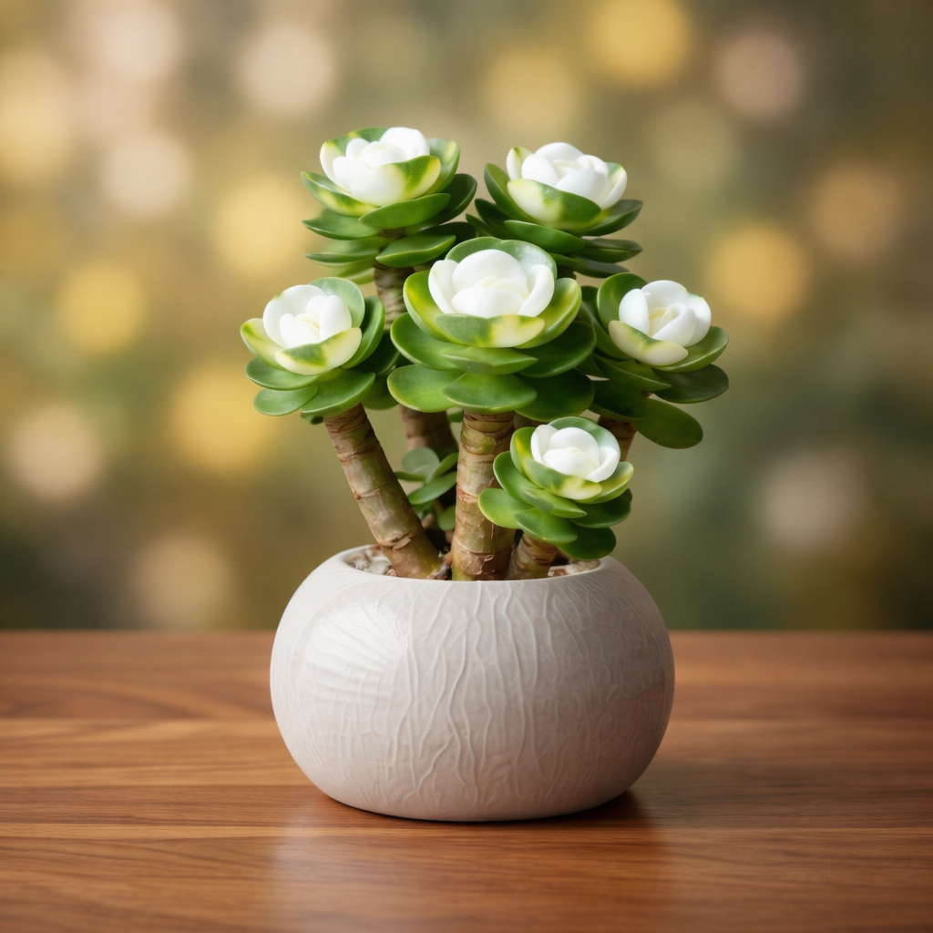 Artificial Succulent Plant in Ceramic Pot