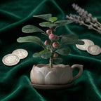 Artificial Ficus Plant with Decorative Pot
