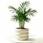 Artificial Palm Plant in Modern Ceramic Pot